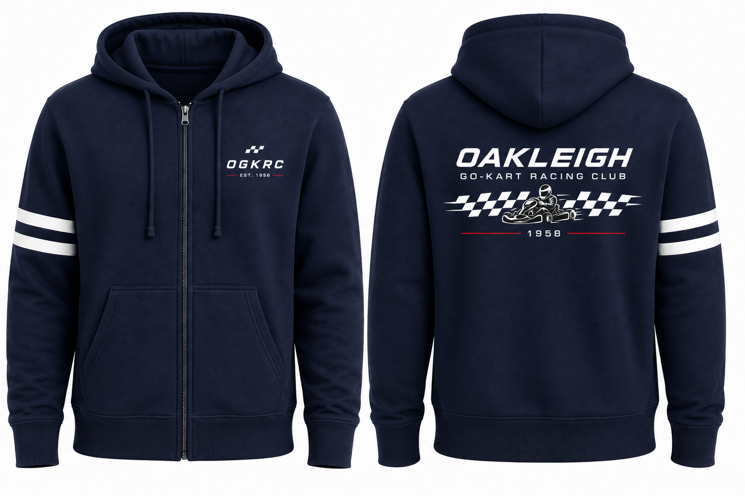 ADULT UNISEX PREMIUM CLUB ZIP HOODIE